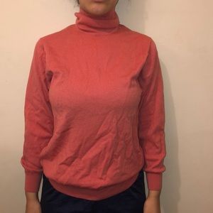 Pink turtle neck sweater sz. Small BOGO DEAL